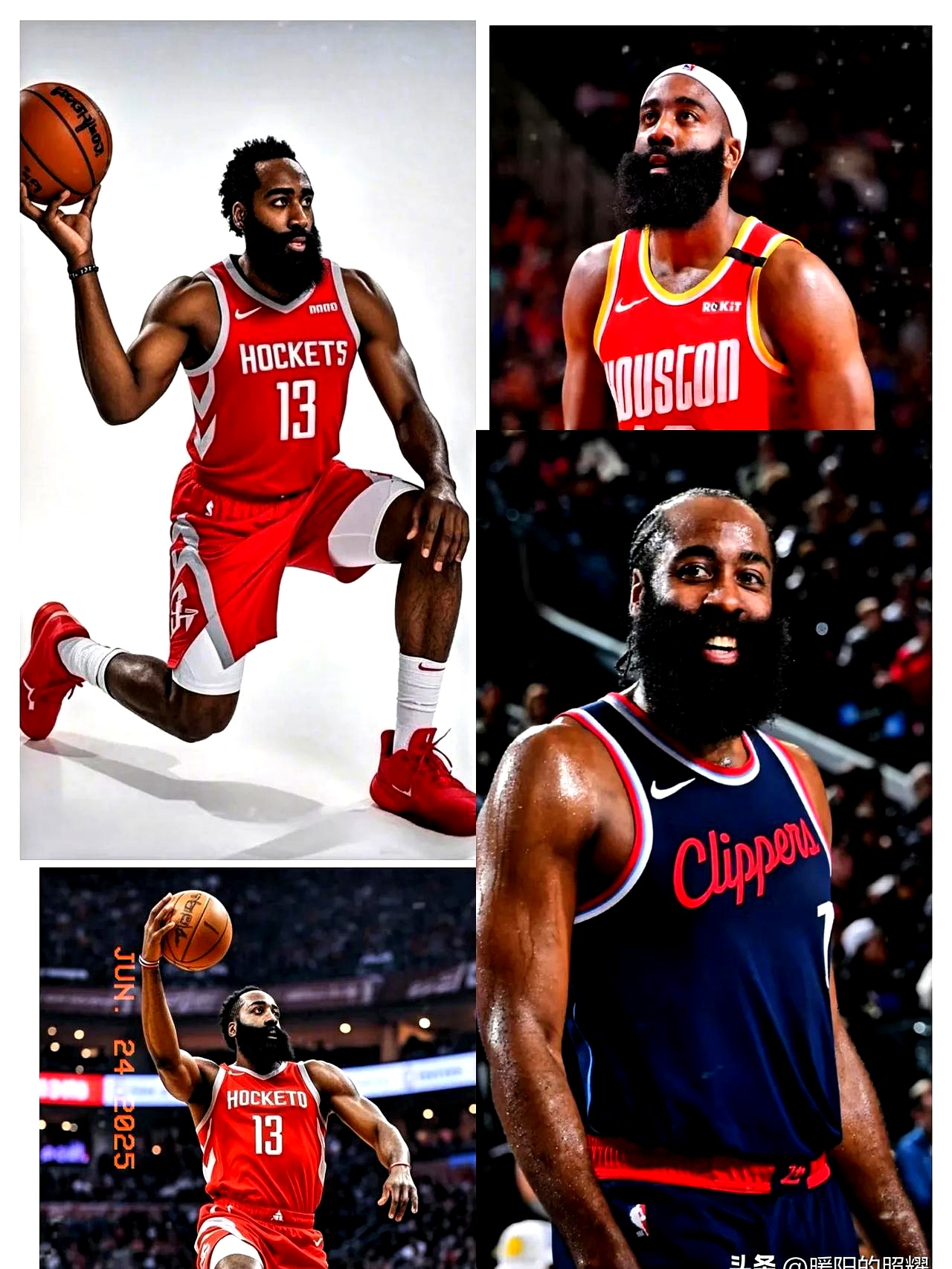 包含火箭主场大胜，哈登再现神奇得分表现的词条